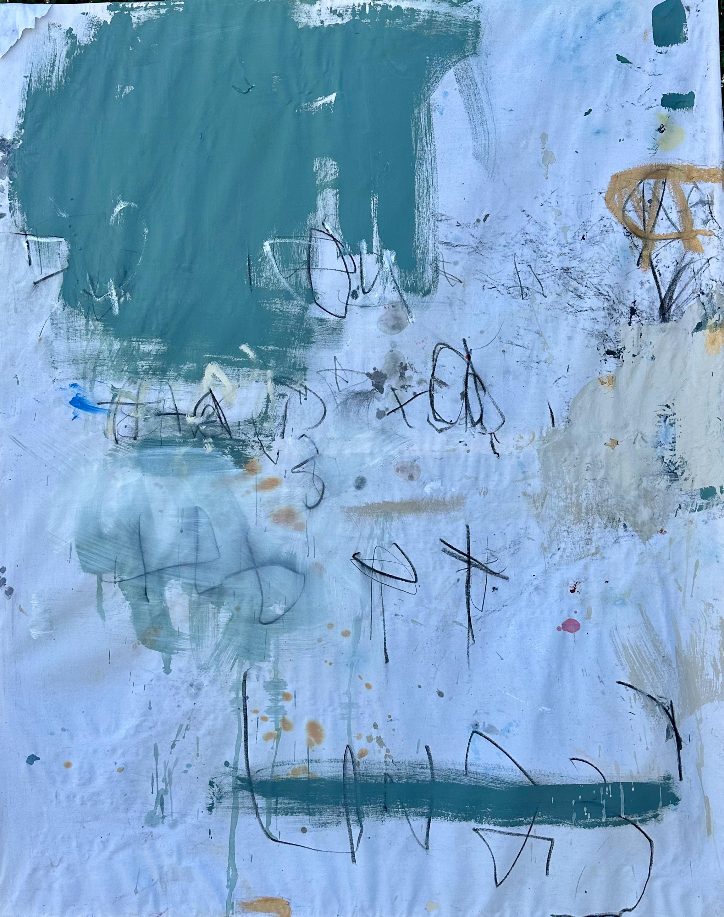 Samuel Perry Abstract Painting - do you have to let it linger