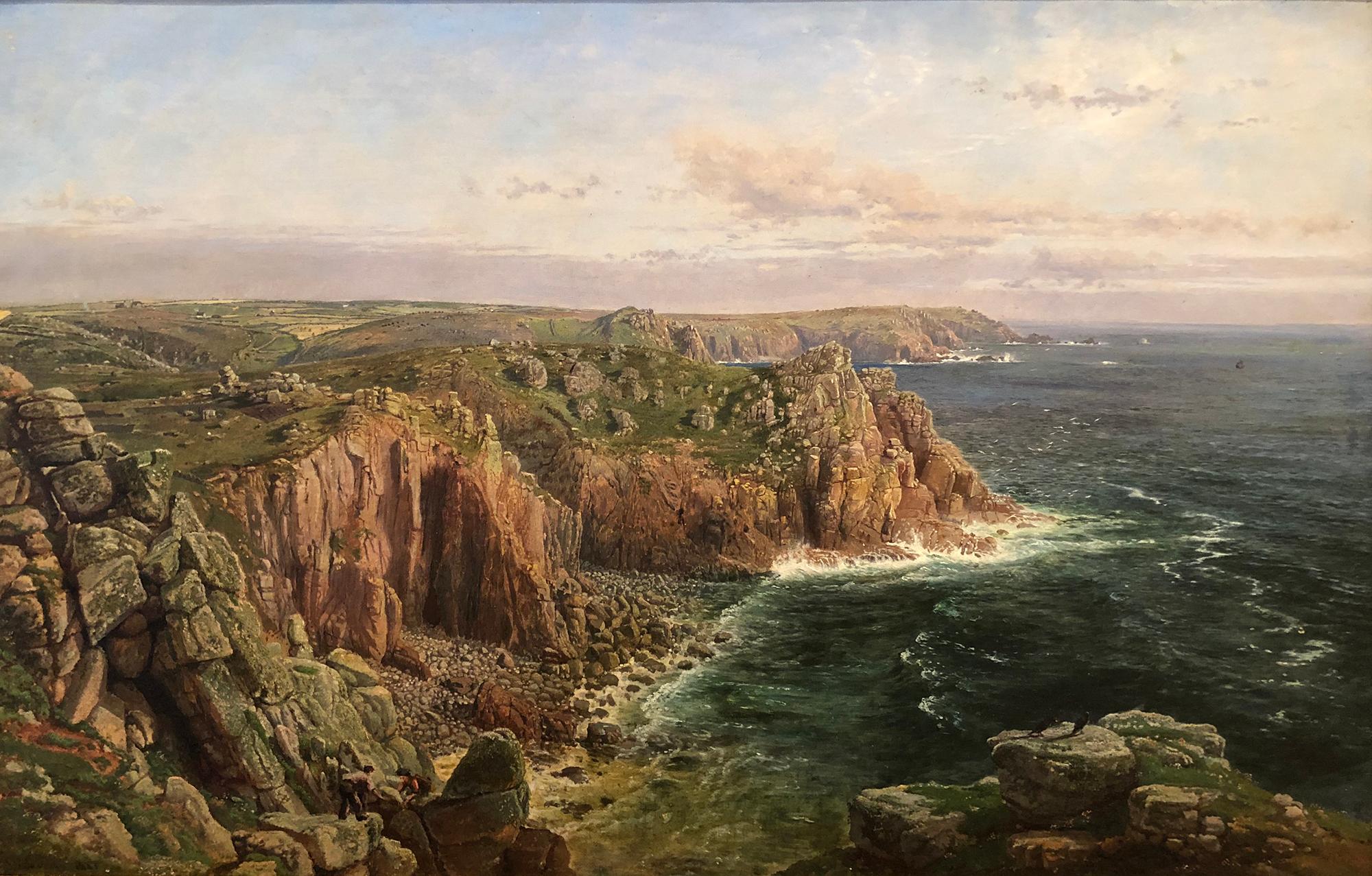 A Rocky Coast - Painting by Samuel Phillips Jackson