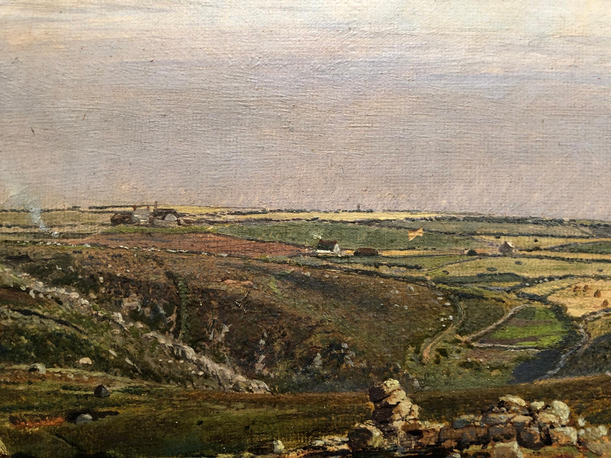 A Rocky Coast - Impressionist Painting by Samuel Phillips Jackson