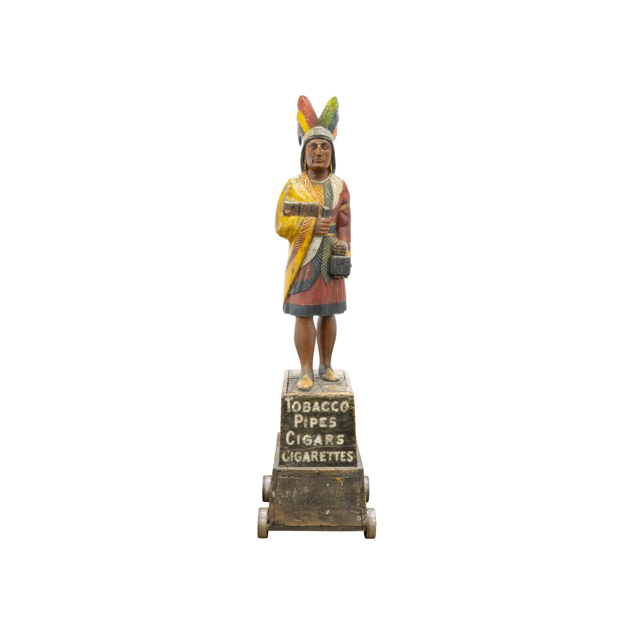 Samuel Robb Carved Tobacciana Trade Sign For Sale 1