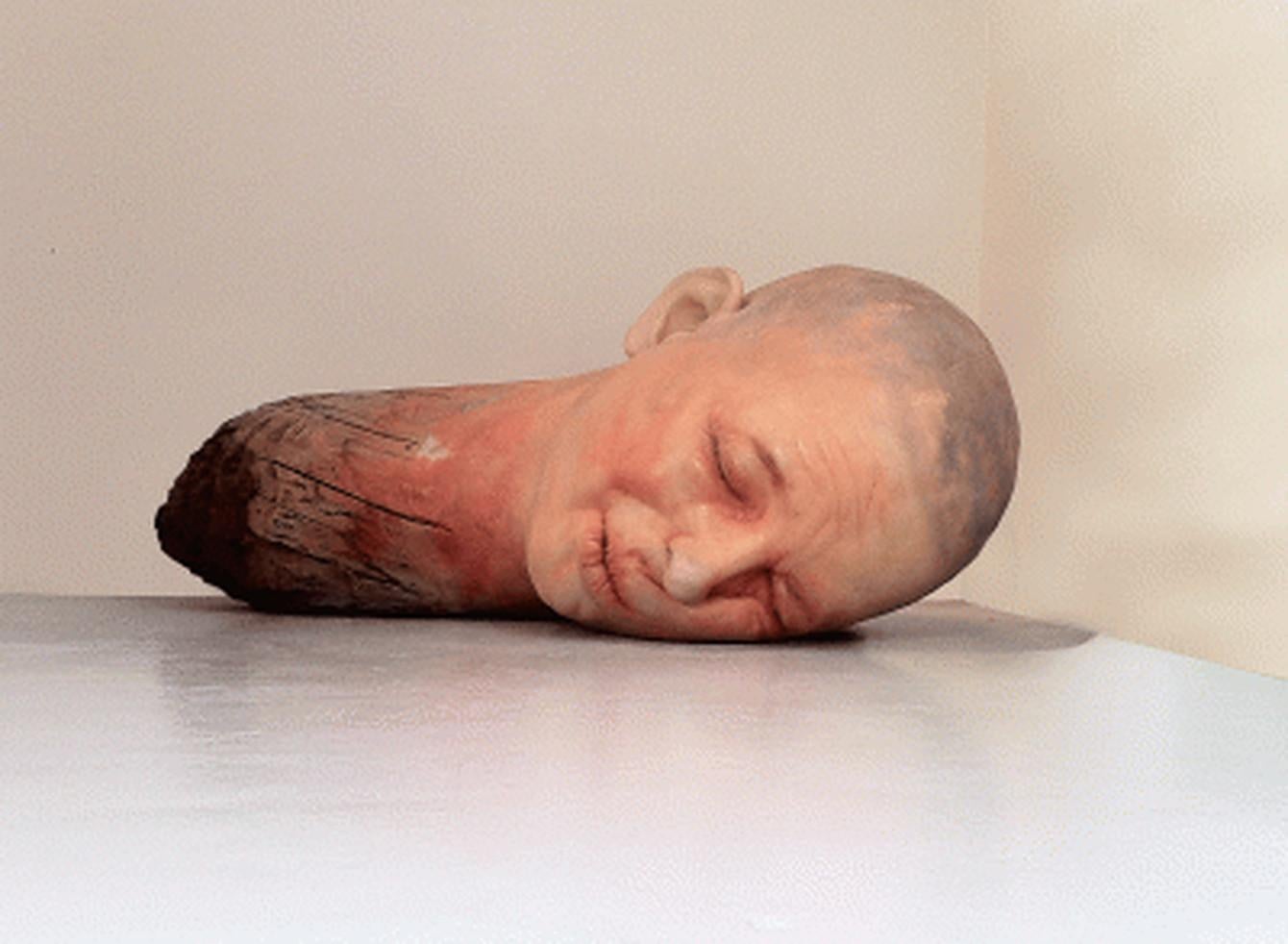 Figurative Sculpture Samuel SALCEDO -  Mort de fatigue (gravure de fatigue) 