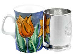 Samuel Wastell Antique Georgian Britannia Standard Silver Mug