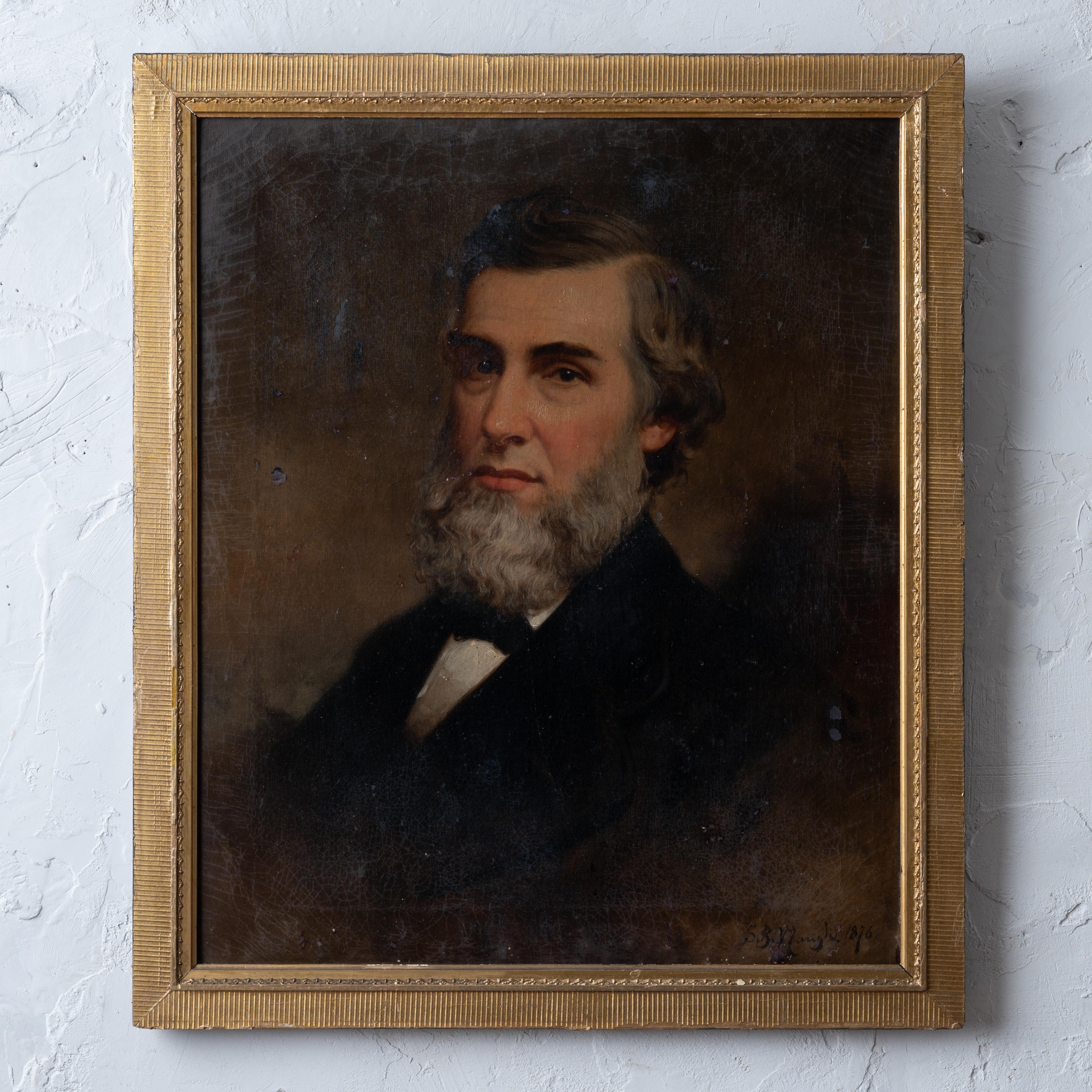 Samuel Waugh
(American, 1814-1885)

Portrait painting of Robert Patterson, Sr., (Philadelphia, 1819-1909).

canvas: 20 by 24 inches
frame: 23 by 27 inches

