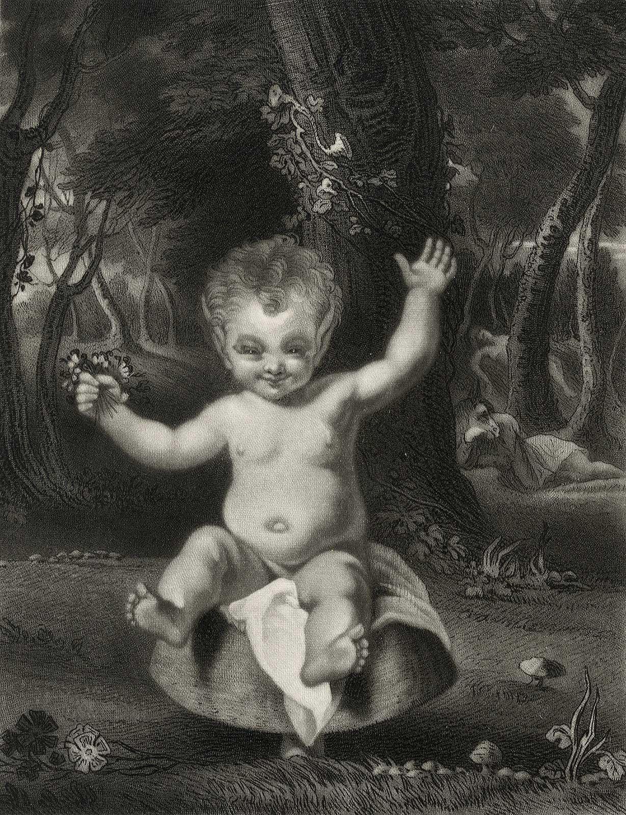 Samuel William Reynolds Portrait Print - Puck (Midsummer's Night's dream / William Shakespeare