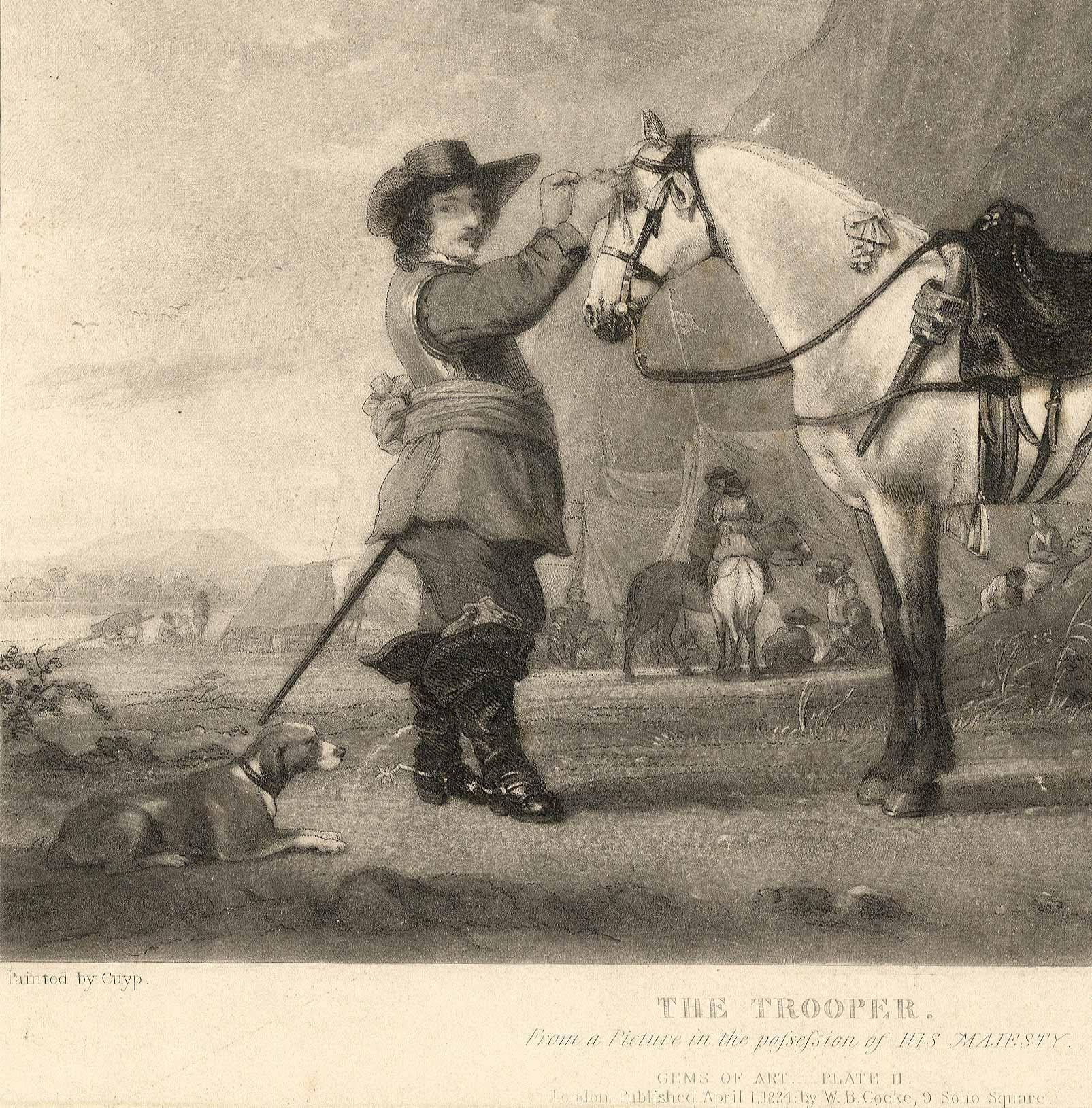 The Trooper - Print by Samuel William Reynolds