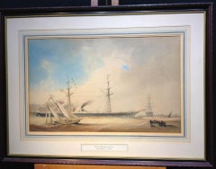 Navigazione nel fiume Humber al largo di Hull, Inghilterra