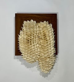 Paper Sculpture. Wall Hanging: 'Untitled Framed'