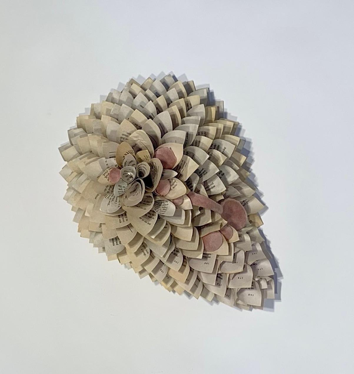 Paper wall sculpture: 'Meret' - Sculpture by Samuelle Green