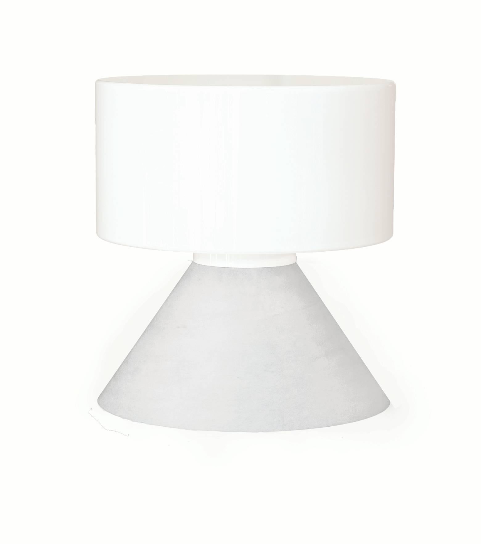 Samuli Naamanka 'Concrete' Table Lamp in Dark Gray for Innolux Oy 2