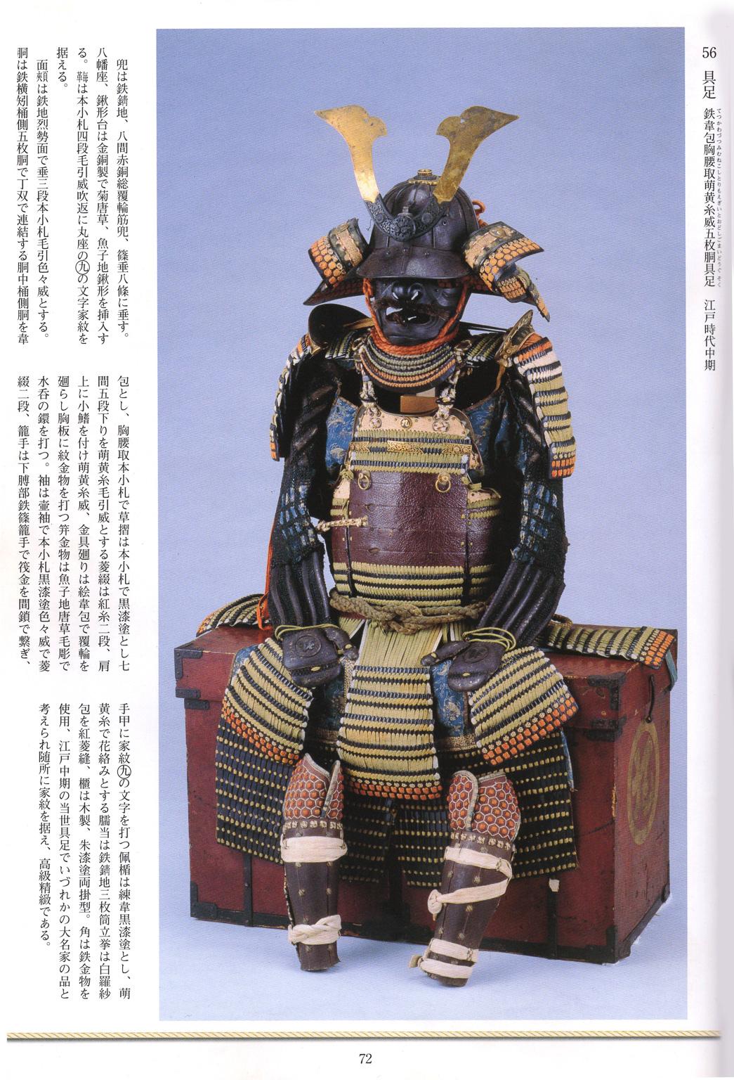 Samurai Armor with “Kyu” Kamon, Mid Edo Period, 18th Century 8
