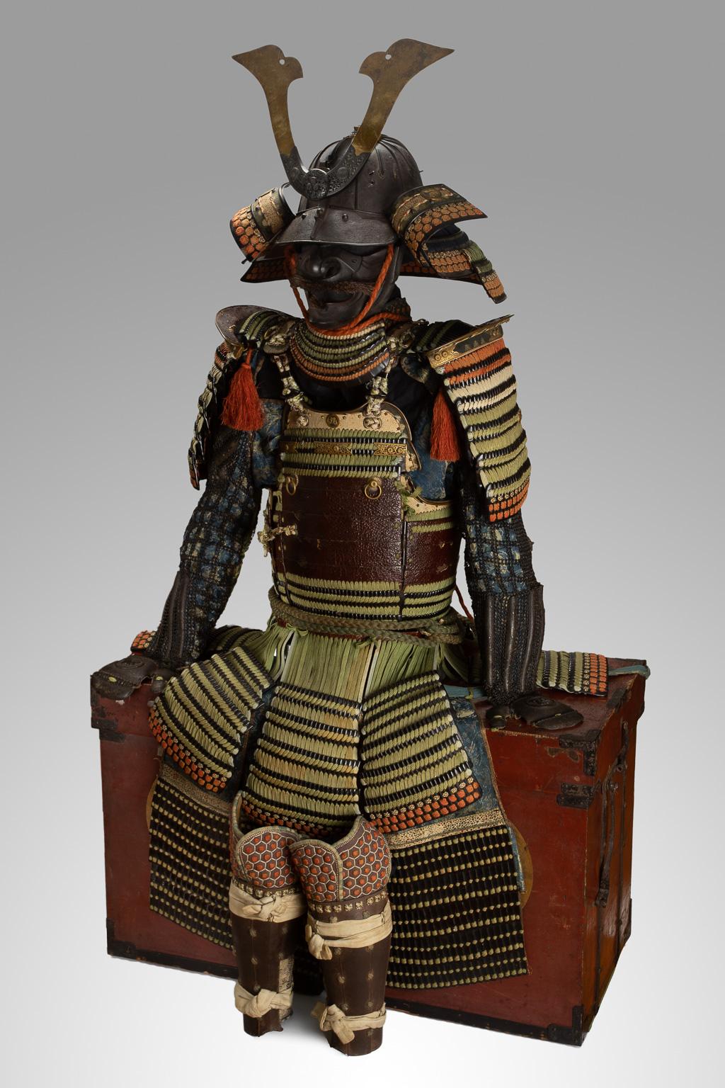 18th Century and Earlier Samurai Armor with “Kyu” Kamon, Mid Edo Period, 18th Century