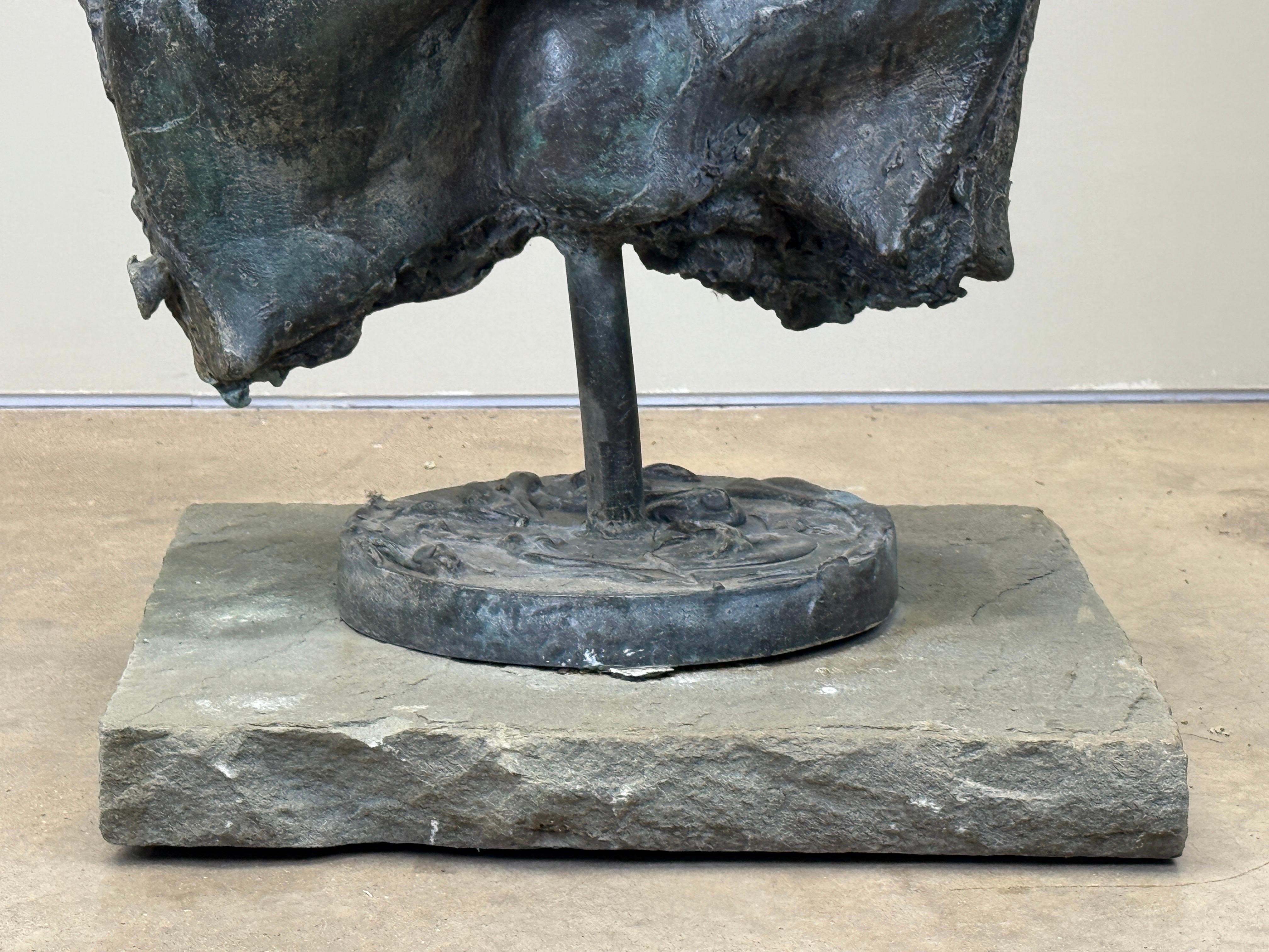 'Samurai', Bronze Sculpture by Peter Agostini For Sale 6