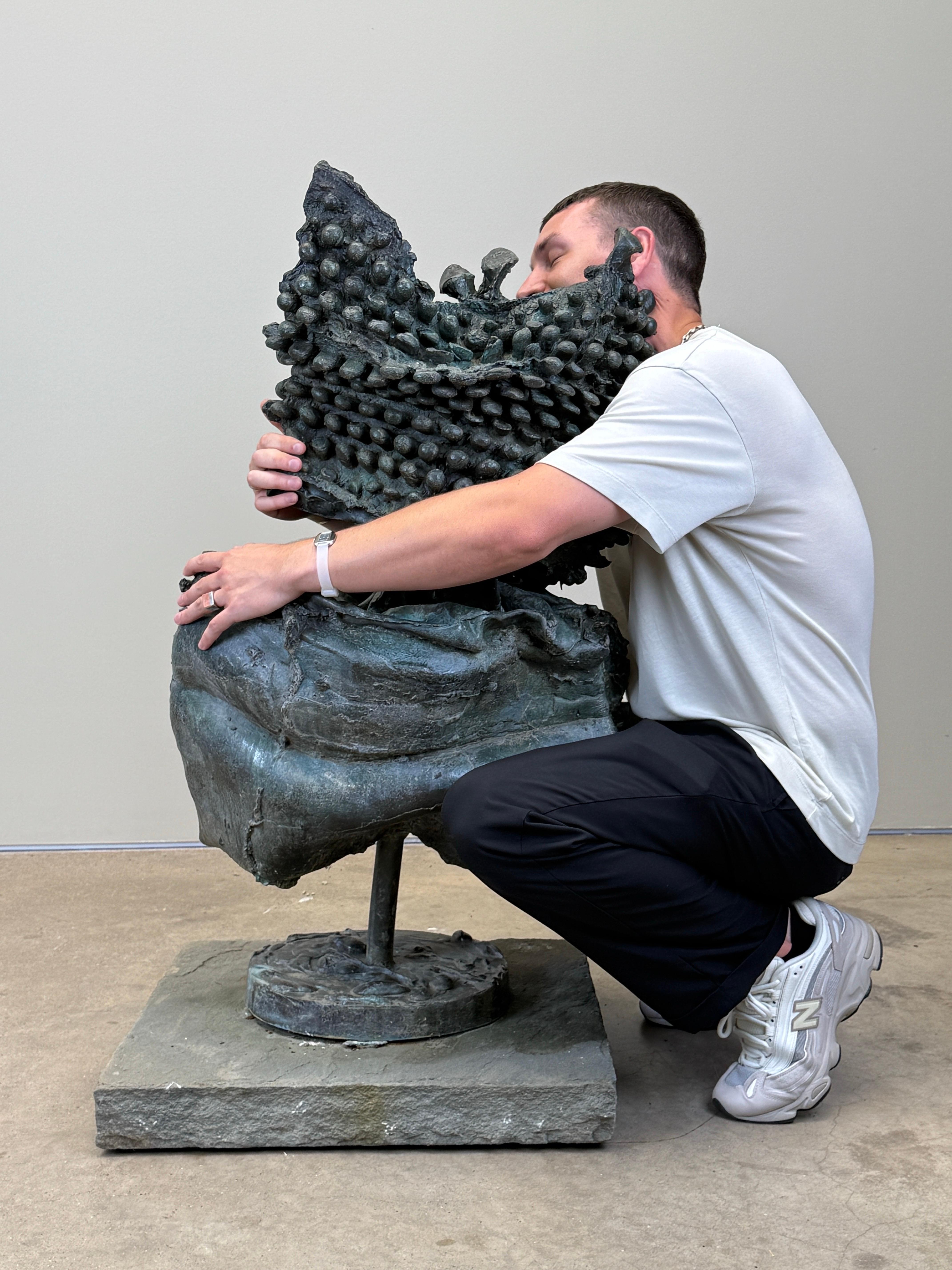 'Samurai', Bronze Sculpture by Peter Agostini For Sale 8