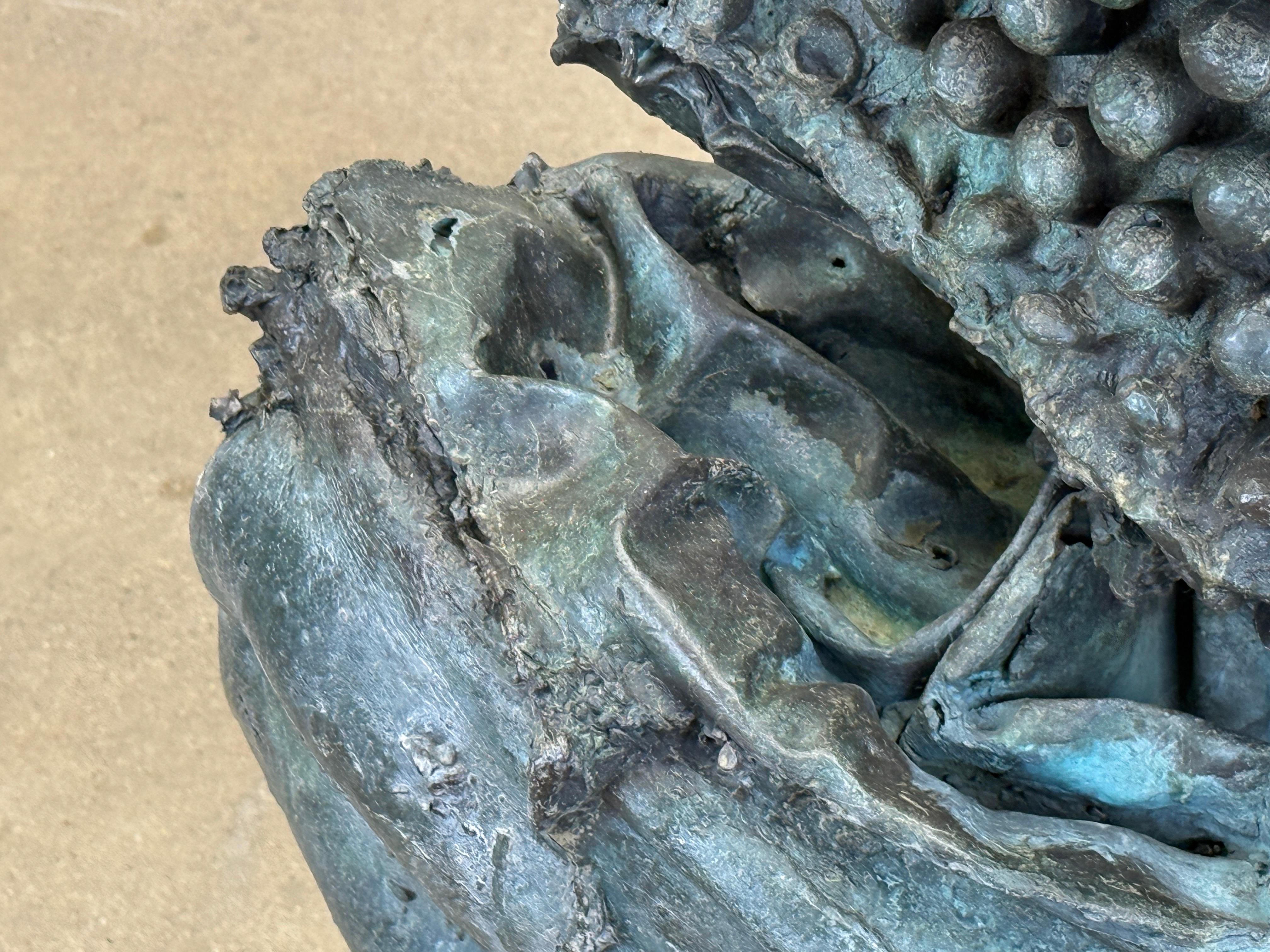 'Samurai', Bronze Sculpture by Peter Agostini For Sale 13