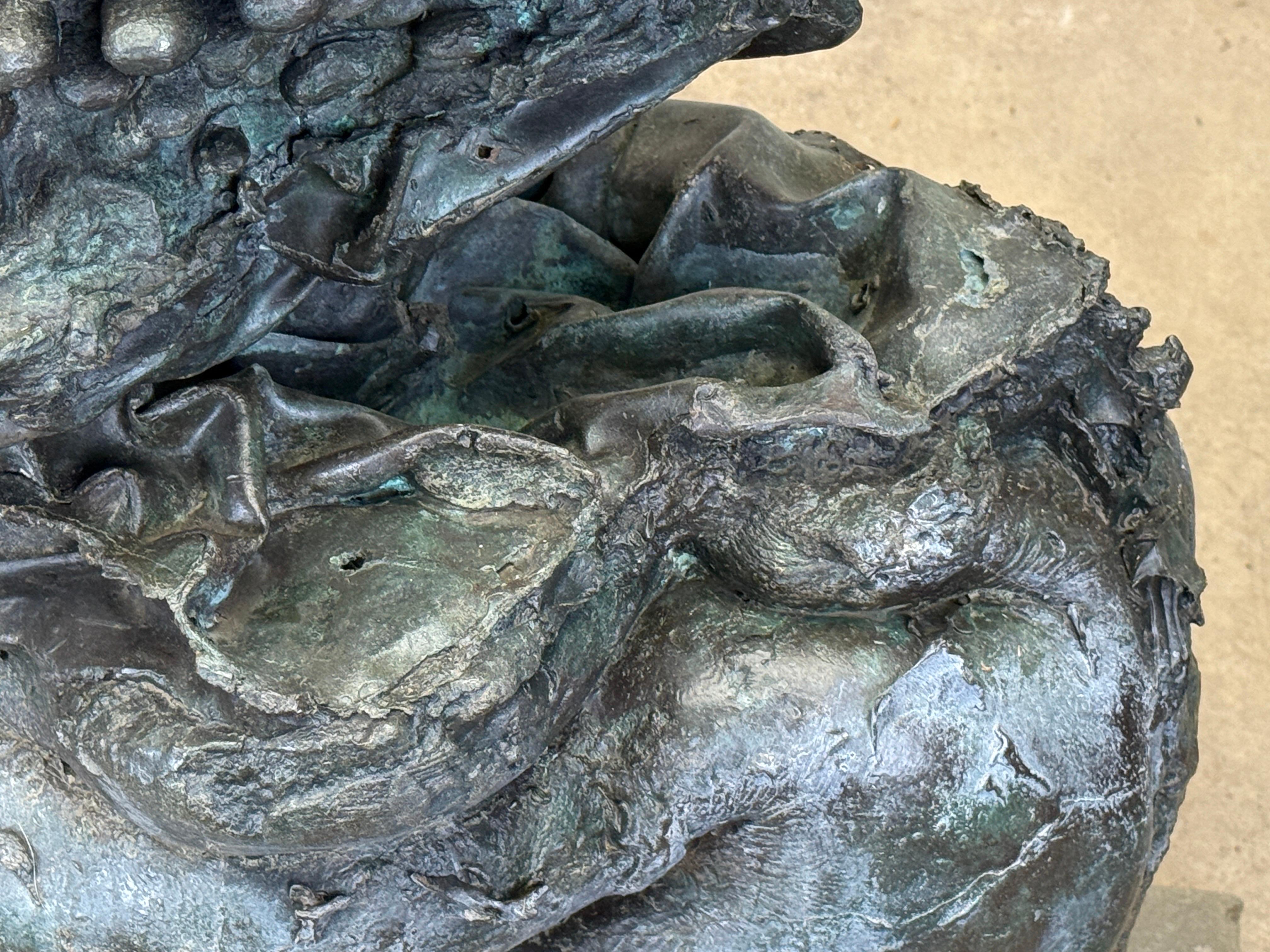 'Samurai', Bronze Sculpture by Peter Agostini For Sale 1