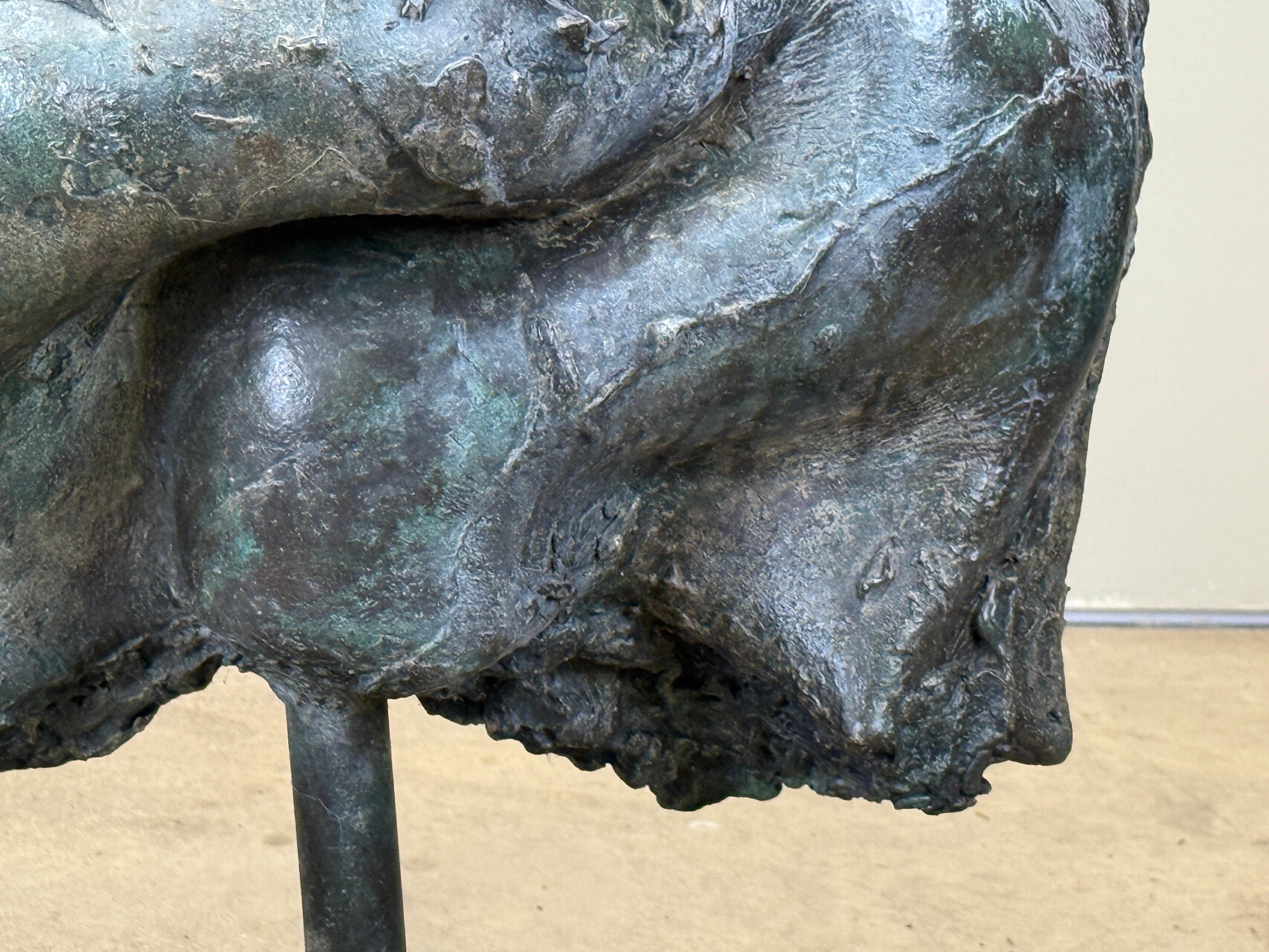 'Samurai', Bronze Sculpture by Peter Agostini For Sale 4
