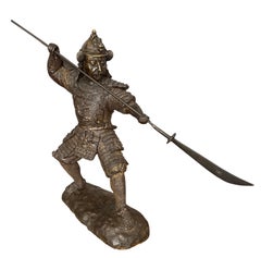 Samurai in bronze