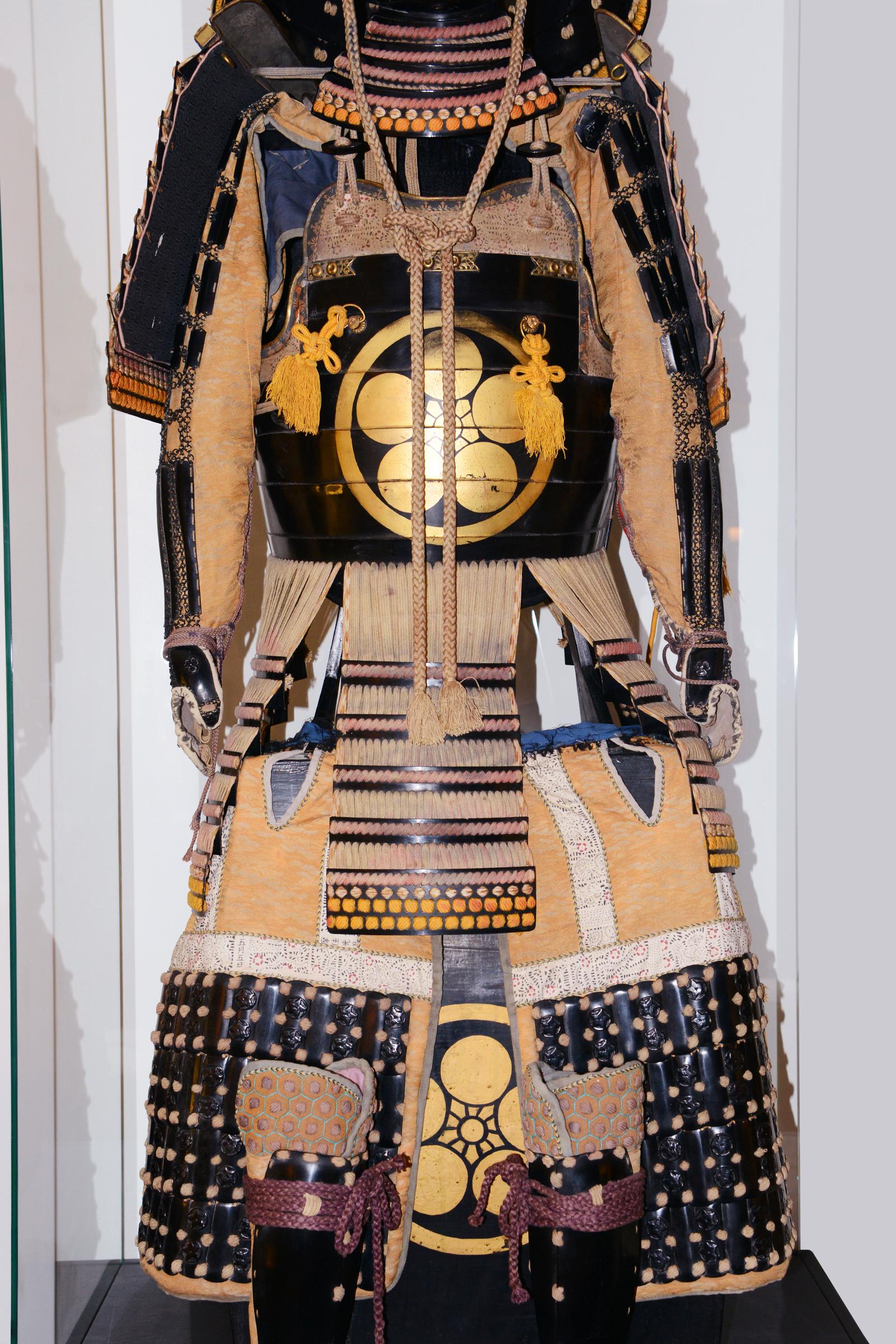 samurai armor display
