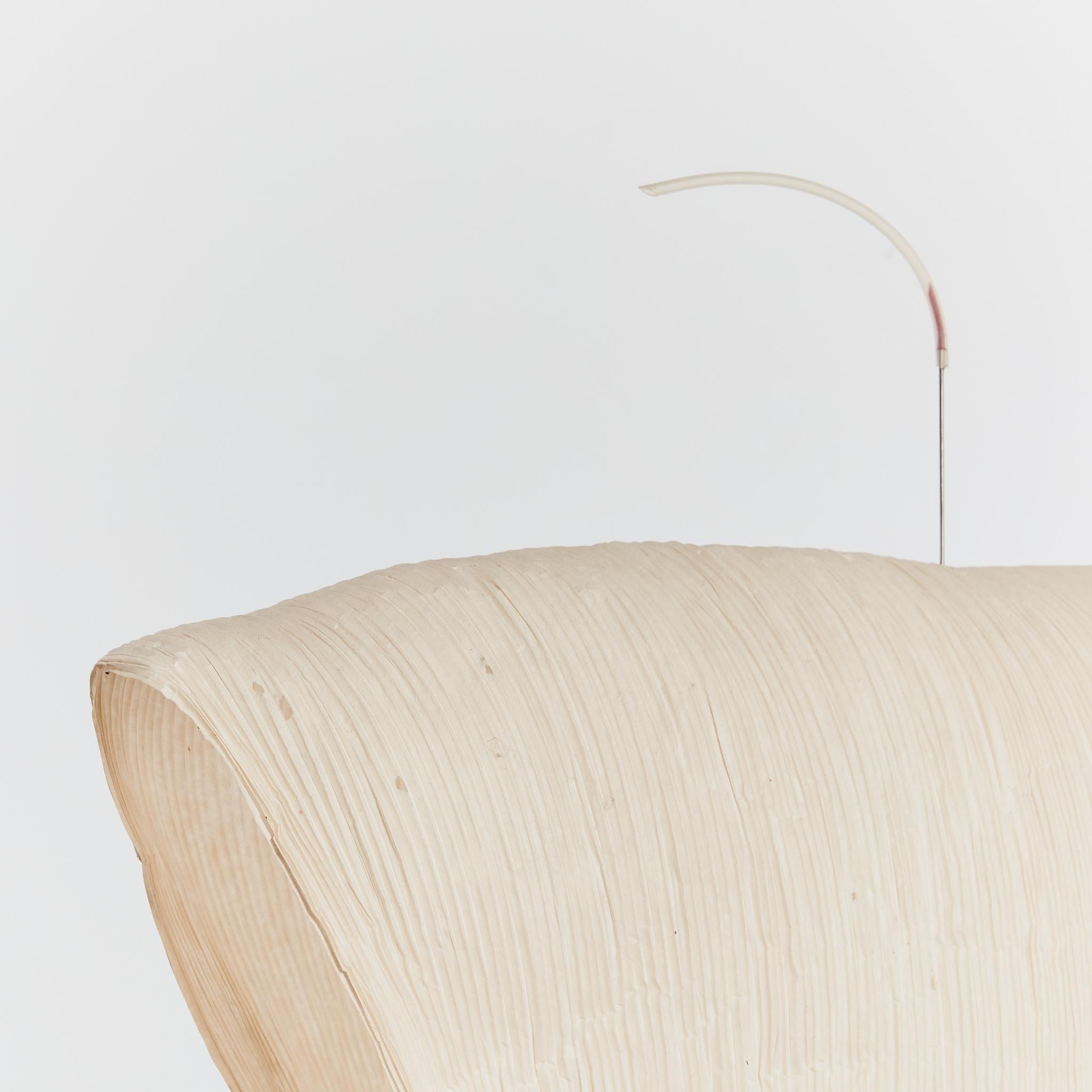 Samurai table lamp by Ingo Maurer and Dagmar Mombach rice paper and wire For Sale 9