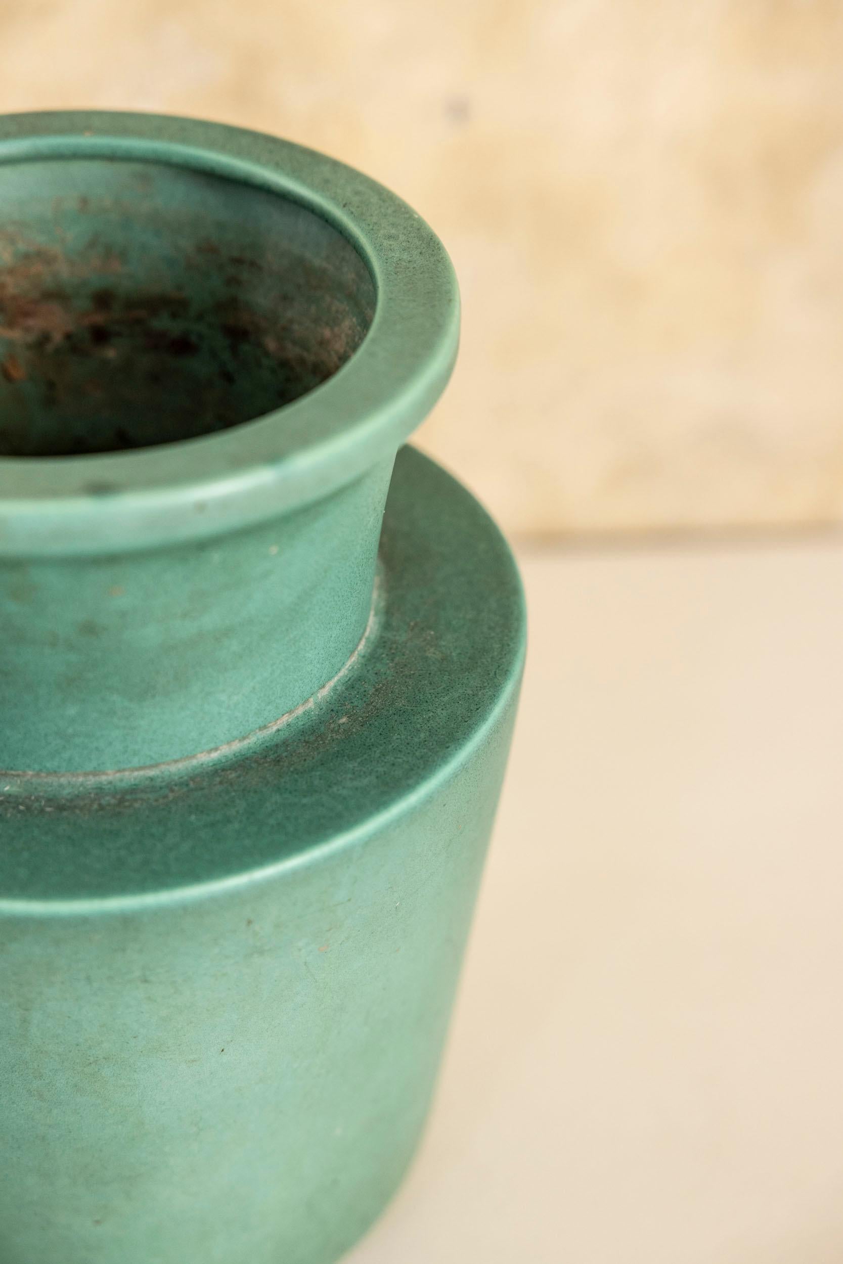 italien Vase en céramique San Cristoforo par Richard Ginori, Italie, années 1940 en vente