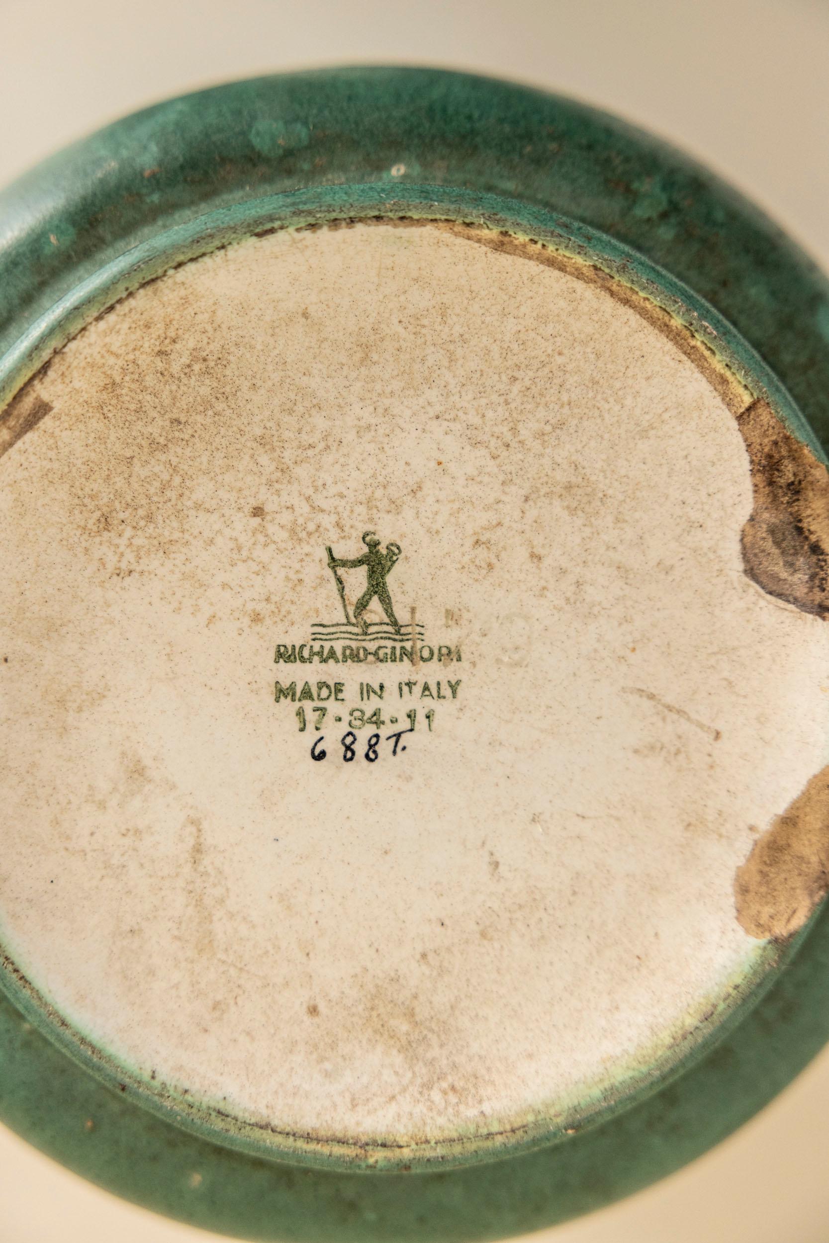 Vase en céramique San Cristoforo par Richard Ginori, Italie, années 1940 en vente 1