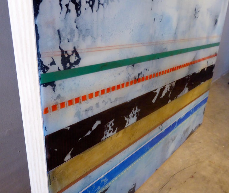 "San Francisco" a Contemporary Resin Painting by American Artist Ken