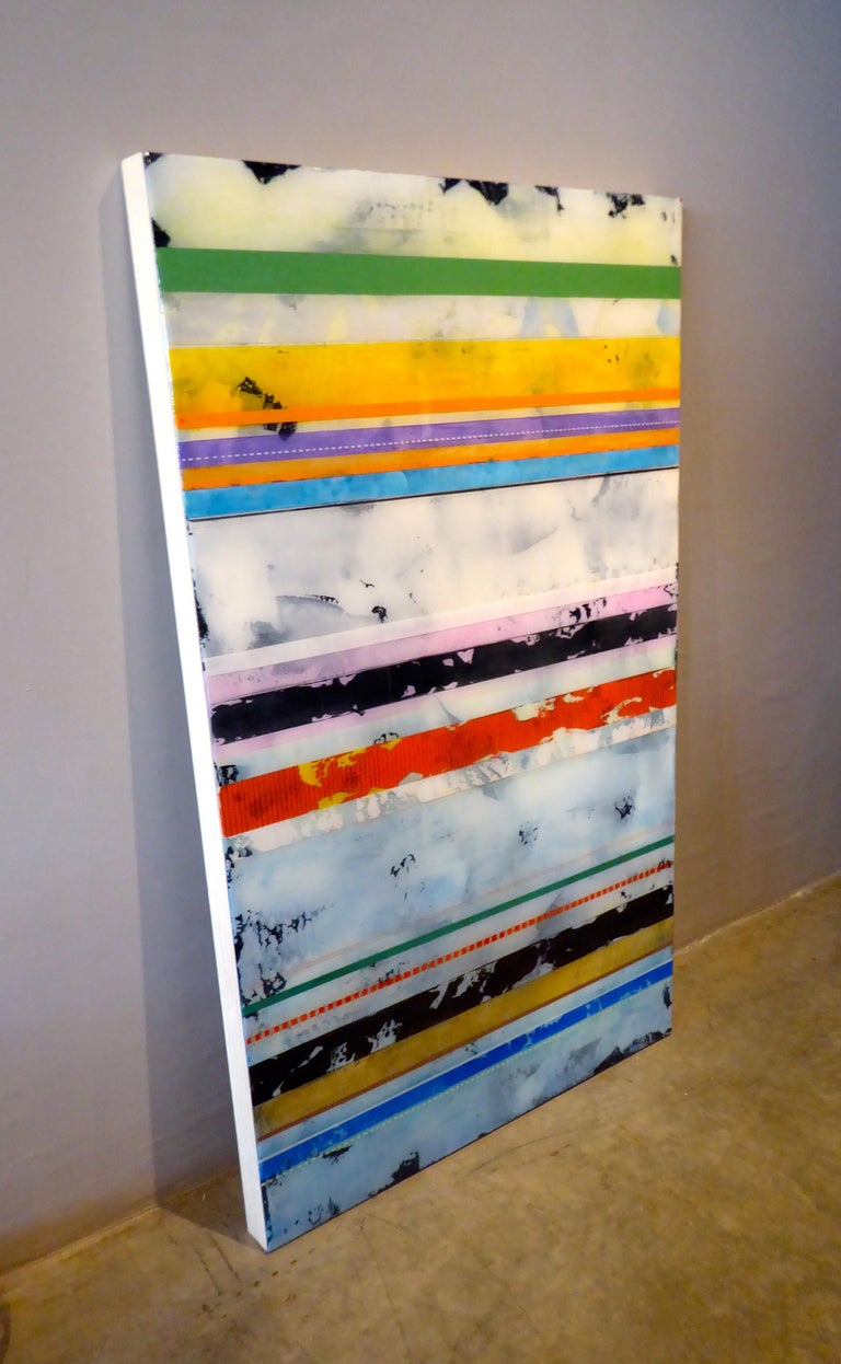 "San Francisco" a Contemporary Resin Painting by American Artist Ken