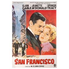 San Francisco R1970s Spanish B1 Film Poster