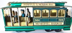 San Francisco Trolley Toy Friction Car. Japan, circa 1950s