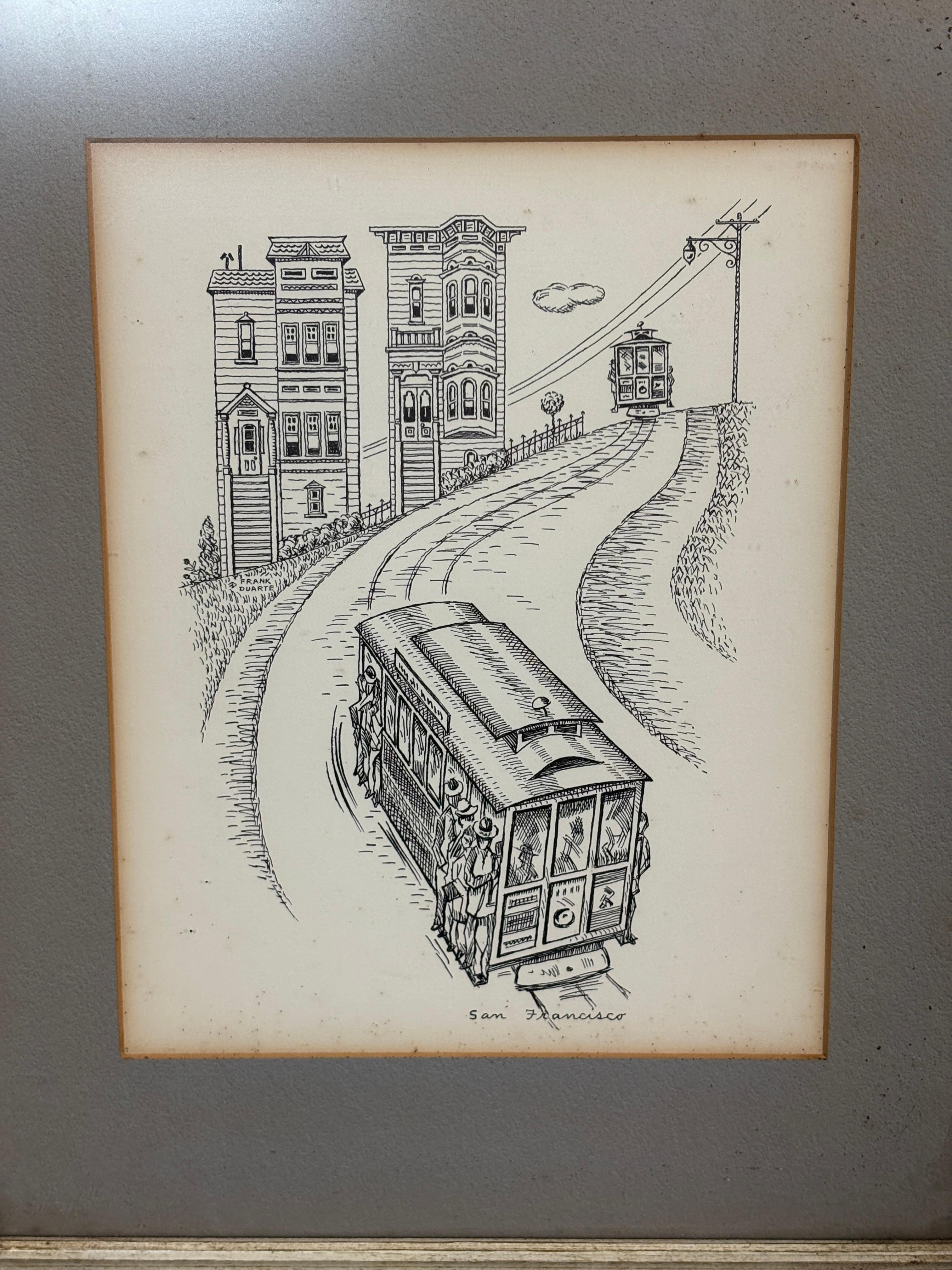 Dibujo del tranvía 