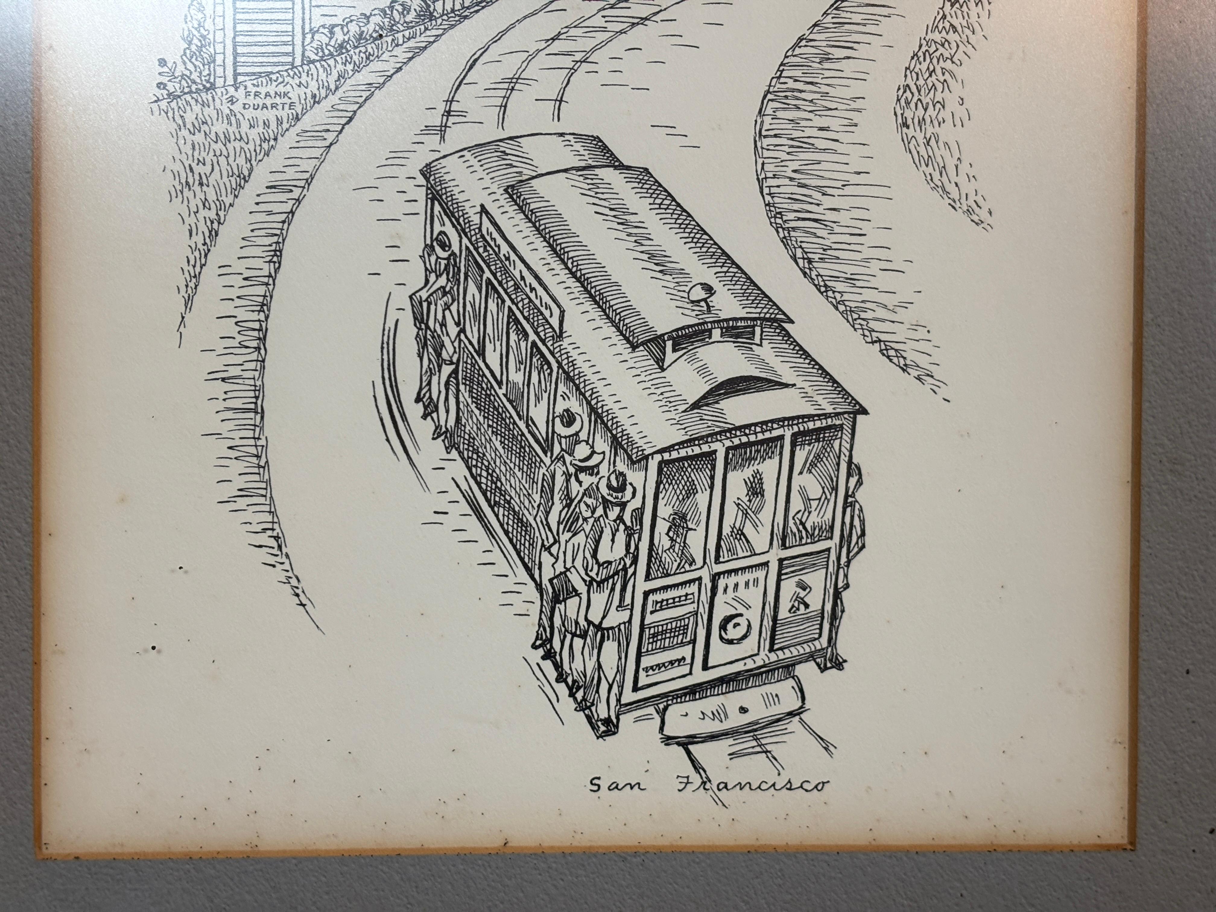 Dibujo del tranvía 