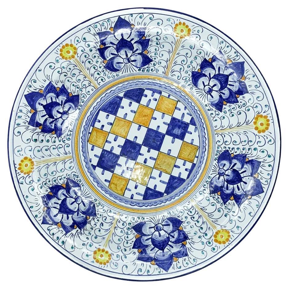 San Gimignano Italian Ceramic Plate from the 1970s