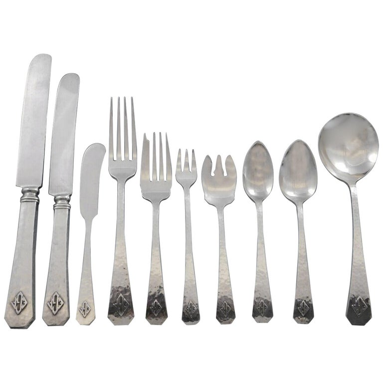 San Juan By Wallace Sterling Silver Flatware Set Service 85 Pcs In Fitted Chest For At 1stdibs - Wallace Sterling Silver Flatware Set