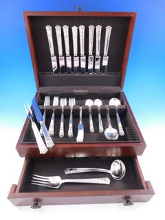 San Lorenzo by Tiffany and Co Sterling Silver Flatware Service 8 Set 52 pieces