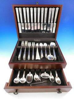 San Lorenzo by Tiffany and Co Sterling Silver Flatware Service Set 102 Pc Dinner