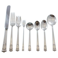 San Lorenzo by Tiffany & Co Cubiertos de plata de ley Juego de 102 cubiertos para cena