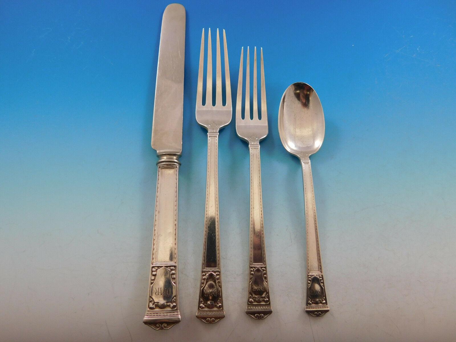 Renaissance Revival San Lorenzo by Tiffany and Co Sterling Silver Flatware Service Set 110 Pieces