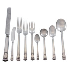 Tiffany and Co. San Lorenzo Silver Flatware Service, 248 Pieces For ...
