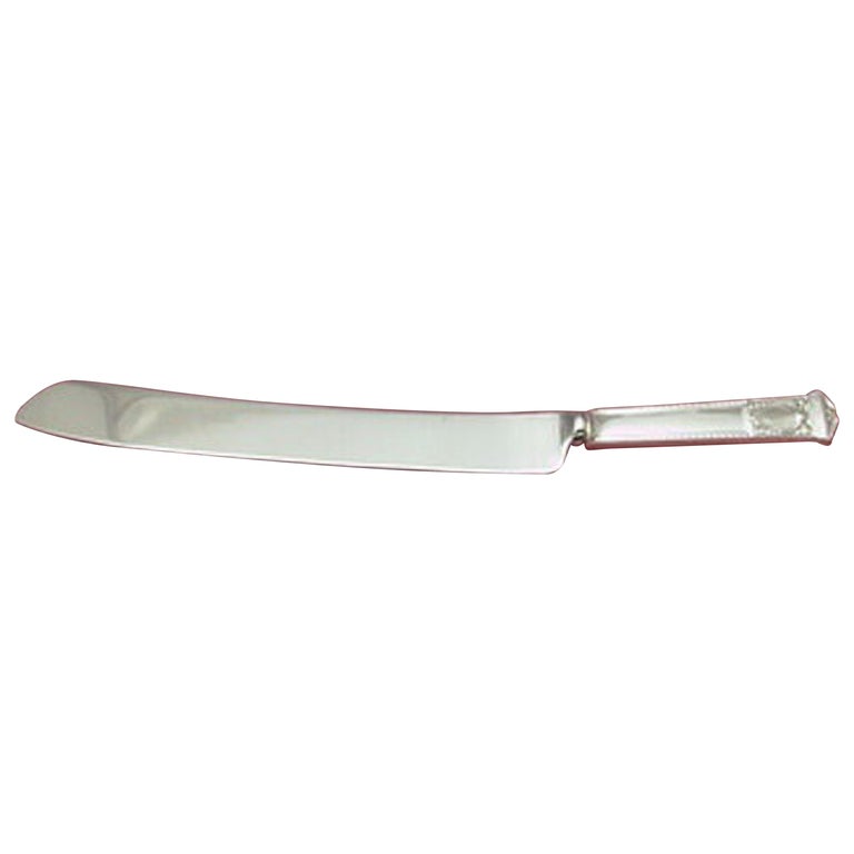 San Lorenzo by Tiffany & Co. Sterling Silver Wedding Cake Knife Hhws Custom For Sale