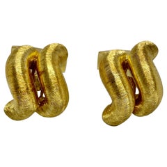 Vintage "San Marco" Cufflinks in 18K Yellow Gold by Buccellati