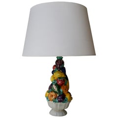 San Marino Italian Art Pottery Table Lamp