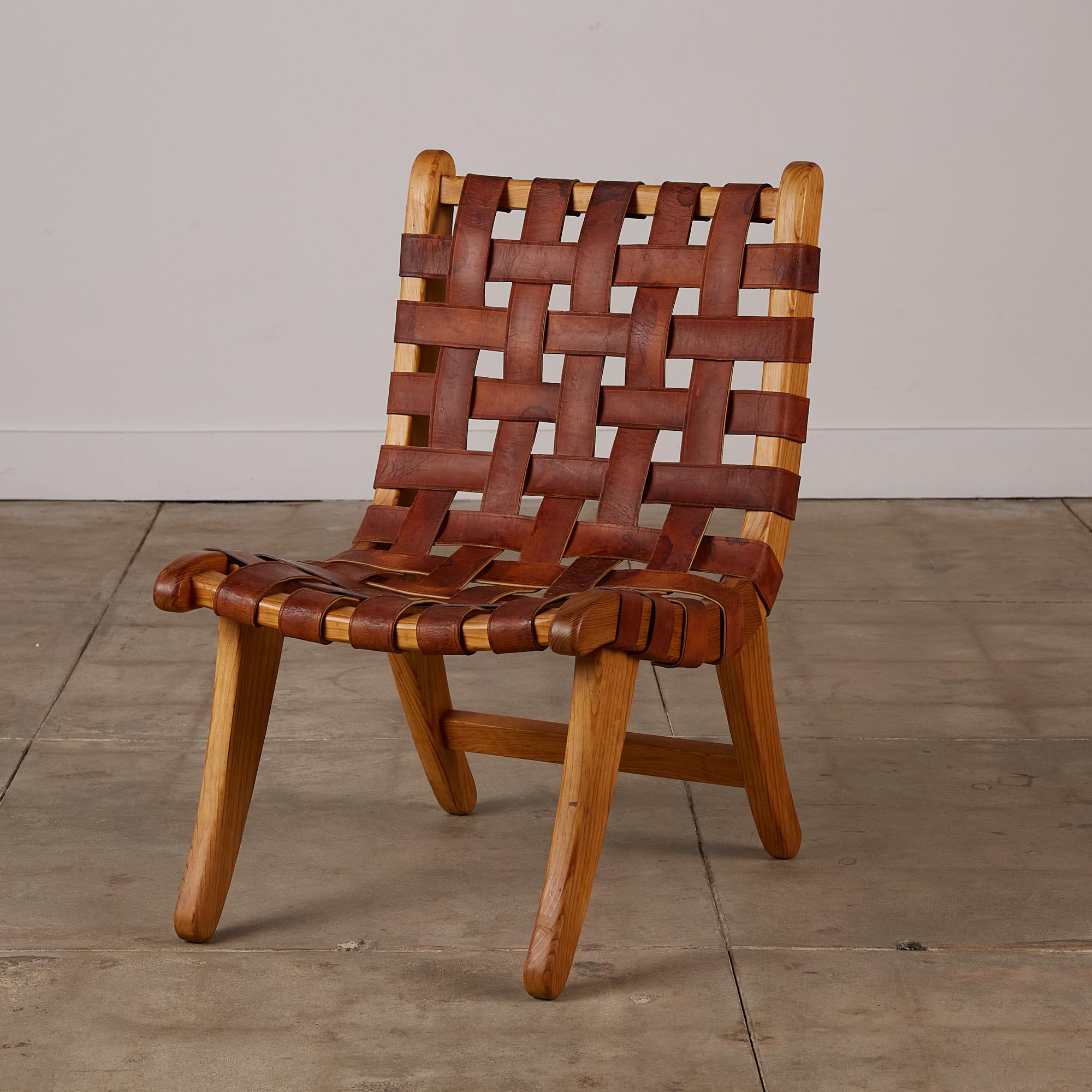 San Miguelito chair by Michael van Beuren for Domus, circa 1940s. The San Miguelito or Miguel chair was named after van Beuren’s Spanish moniker, “Don Miguel.” The chair is van Beuren’s interpretation of the traditional butaca, or butaque chair,