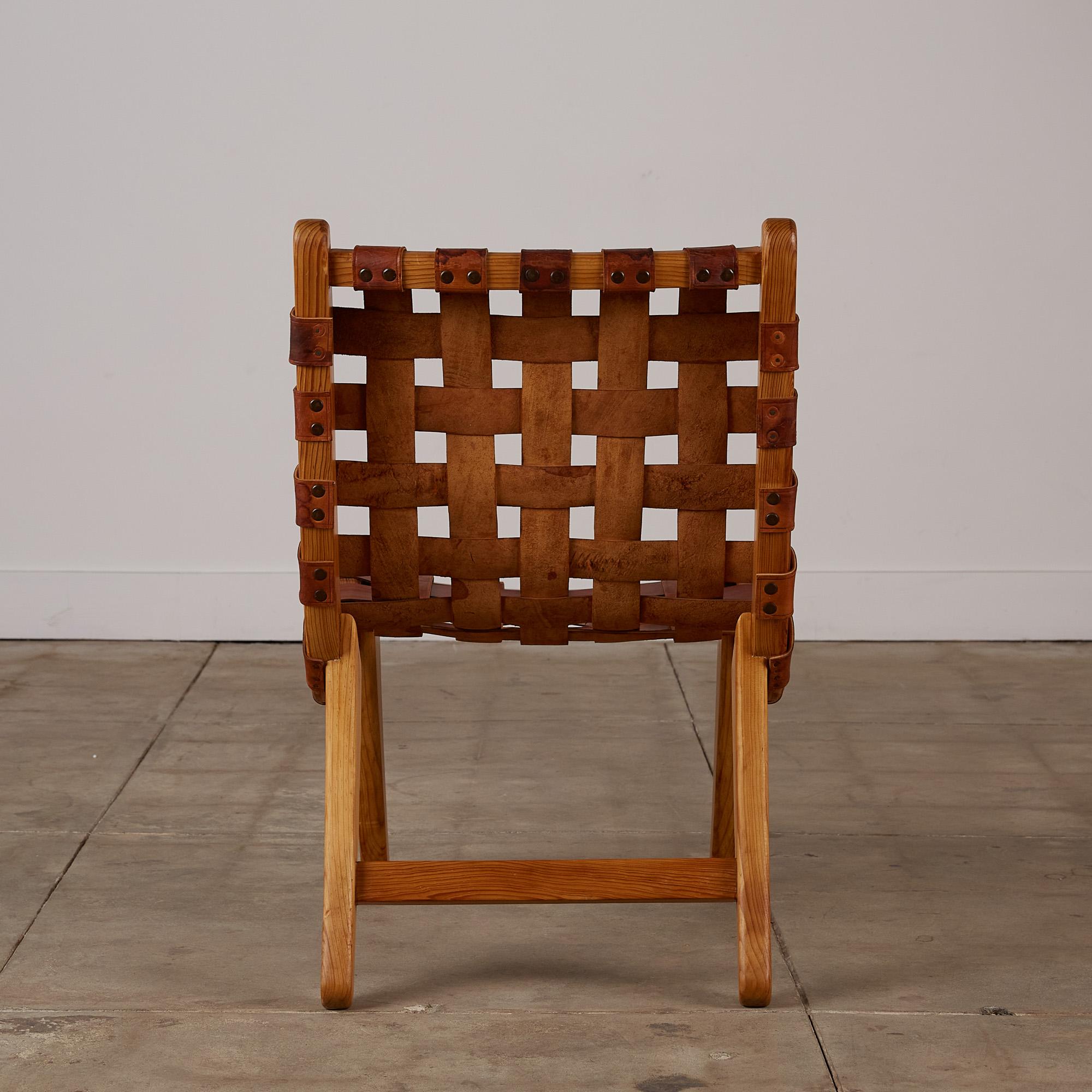 Leather “San Miguelito” Chair by Michael van Beuren