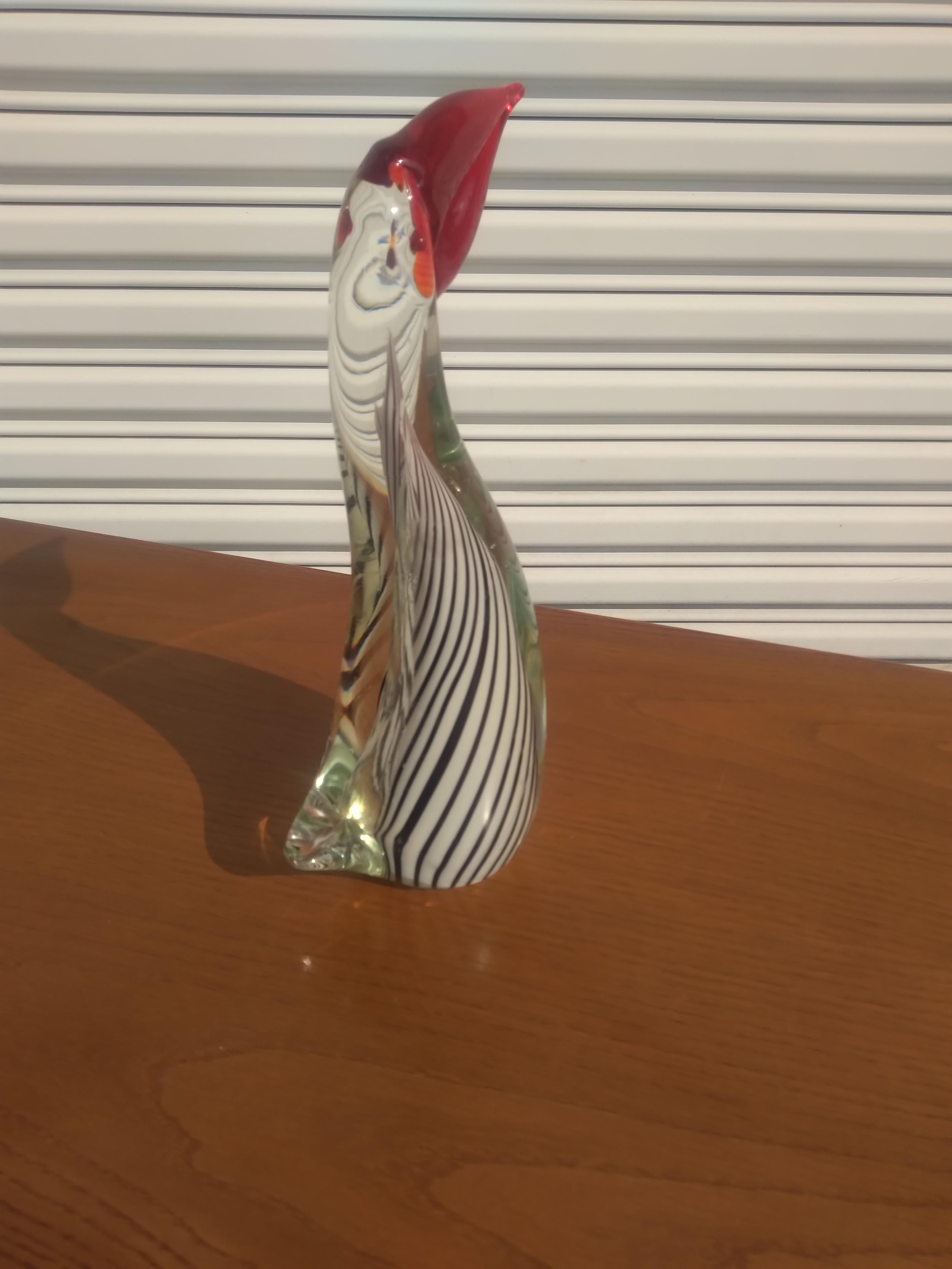 San Pazifischer Papagei aus mundgeblasenem Glas im Angebot 1