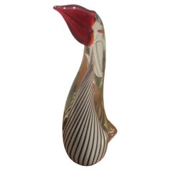 San Pacific Handblown Glass Parrot