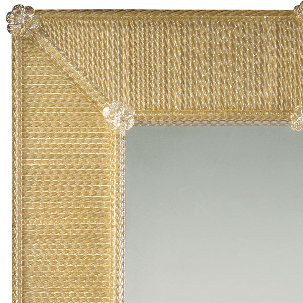 Beautiful Venetian Mirror in gold color inspired by the beautiful 