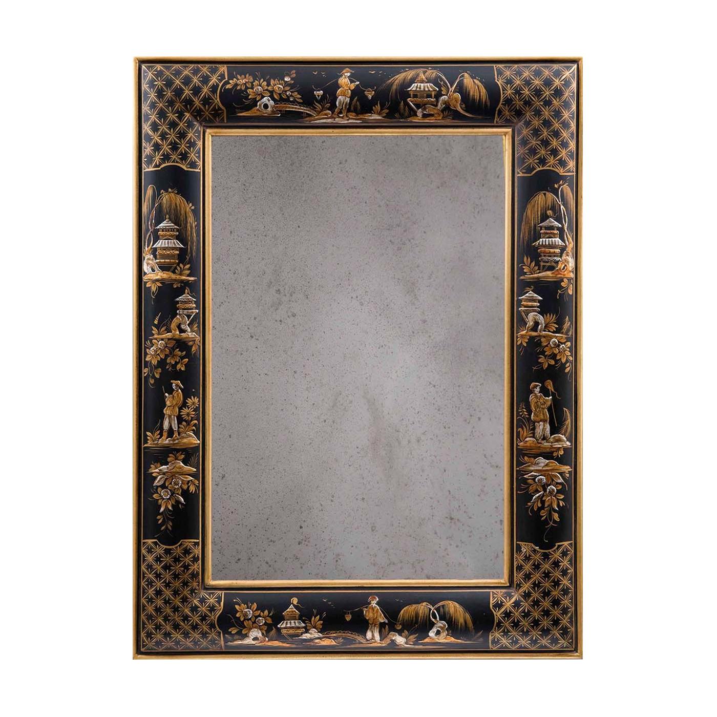 San Polo Wood Mirror For Sale