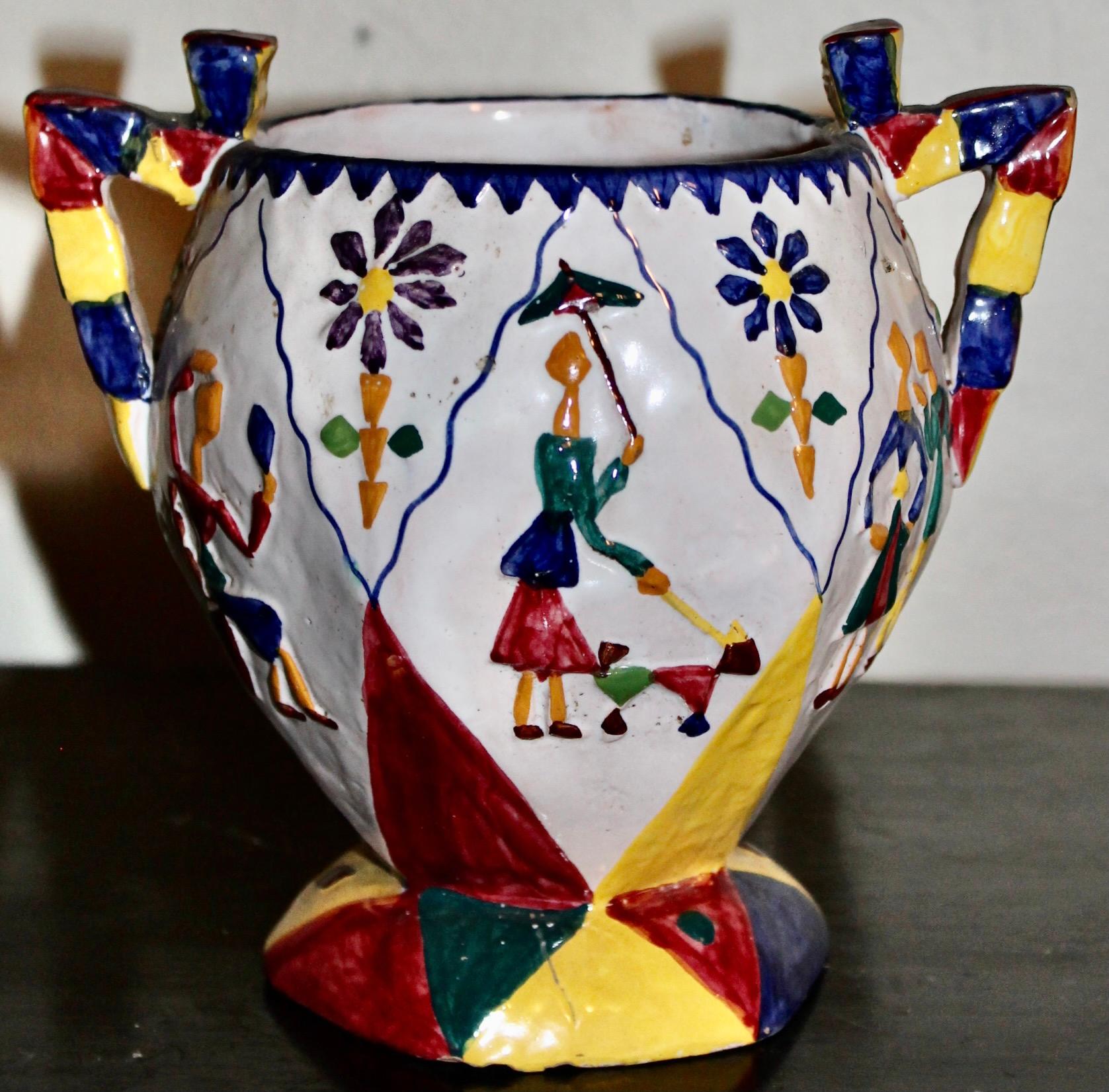 Vaso astratto con figure di San Polo Venezia in vendita 3