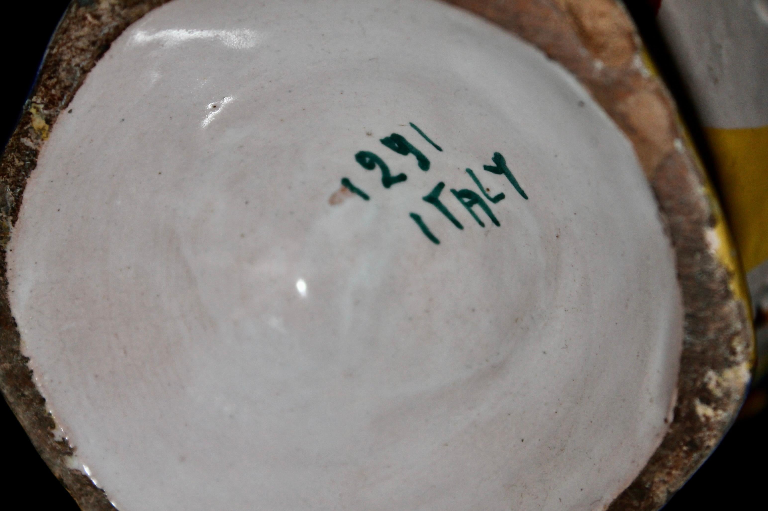 XX secolo Vaso astratto con figure di San Polo Venezia in vendita