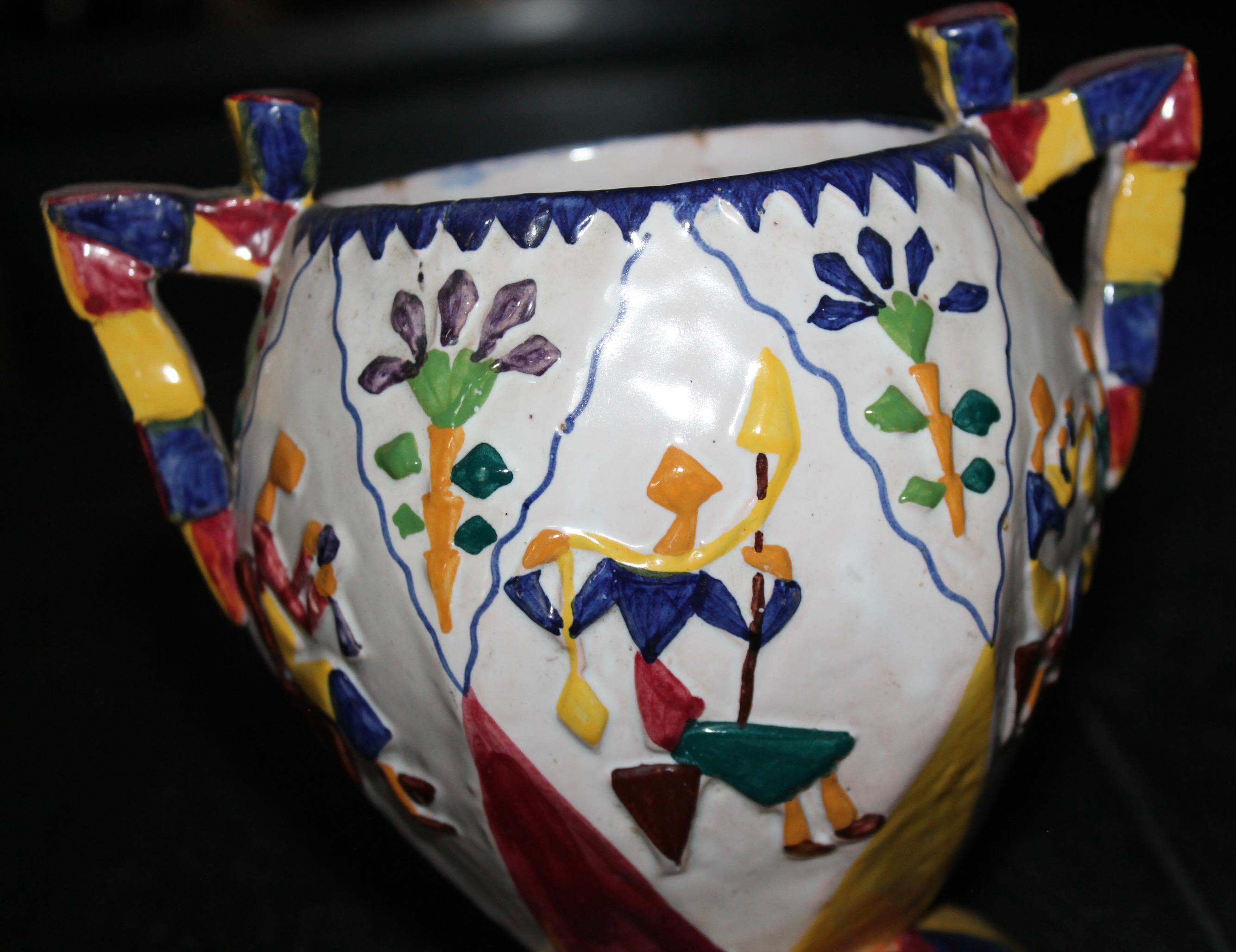 Vaso astratto con figure di San Polo Venezia in vendita 1